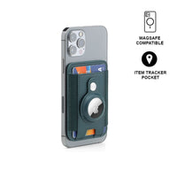 MARZ - Santhome® Magnetic Phone Cardholder with Santhome Tag Pocket - Dark Green