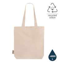 DARGUN - GRS-certified Recycled Cotton Tote Bag with Gusset - Natural