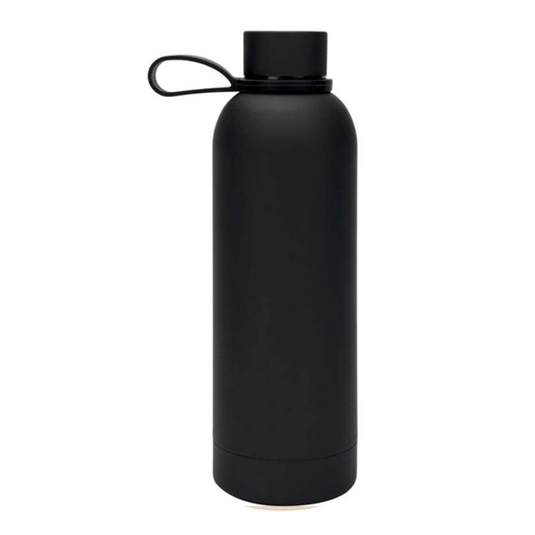 CADIZ - Giftology Double Wall Stainless Steel Bottle 500ml - Black