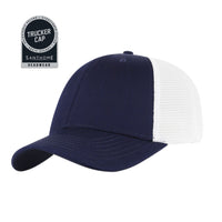 SWIFT - Santhome 6 Panel Trucker Cap - Navy / White