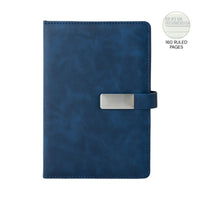 WINDSOR - Giftology A5 PU Magnet Closure Notebook - Blue