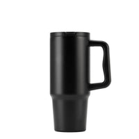BERN 2.0 - Hans Larsen Recycled Stainless Steel Tumbler with Straw Lid - Black
