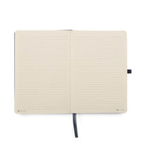 CROSS HARDCOVER A5 NOTEBOOK + PEN + BI-FOLD WALLET WITH 4 CARD SLOTS + COIN POCKET - NAVY BLUE