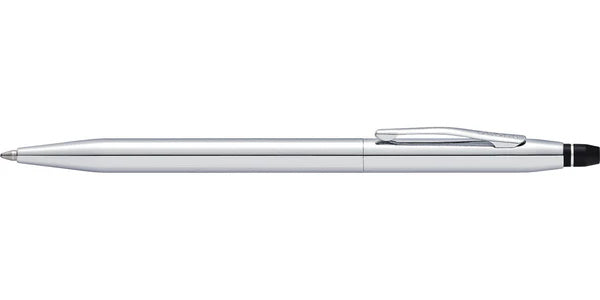 Cross Click™ Chrome Ballpoint Pen & A5 Hardcover Notebook Gift Set