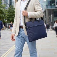 EDMONTON - Giftology 15" Laptop Bag - Navy Blue
