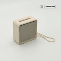 FELIX - @memorii Portable Wireless Speaker - Beige / Gold