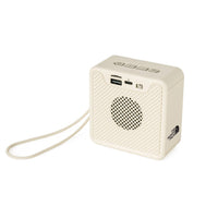 FELIX - @memorii Portable Wireless Speaker - Beige / Gold