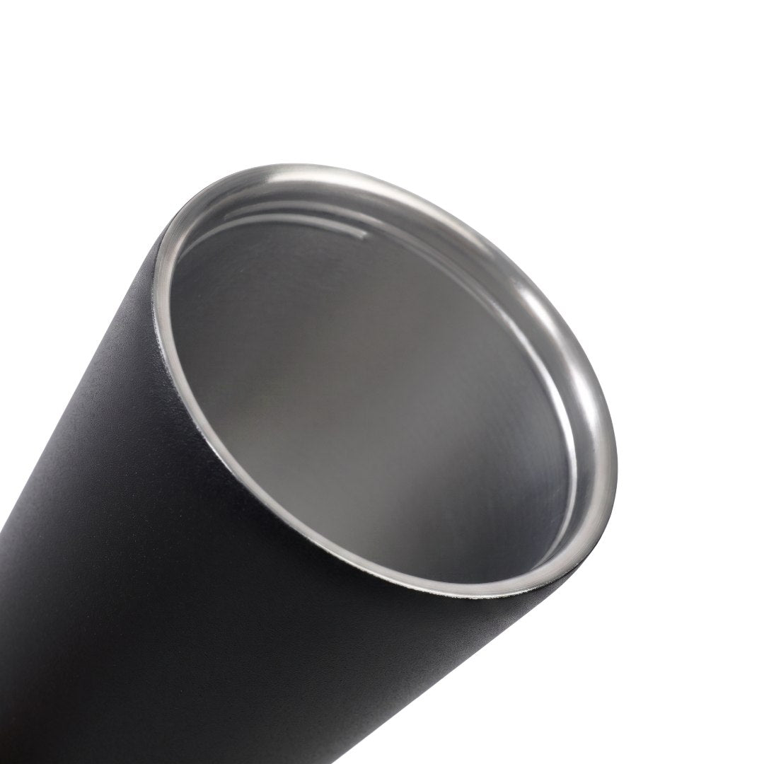 MARBELLA - Hans Larsen Double Wall Tumbler with Lid 600 ml - Black