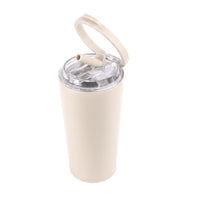 MARBELLA - Hans Larsen Double Wall Tumbler with Sip Lid 600 ml - Sand