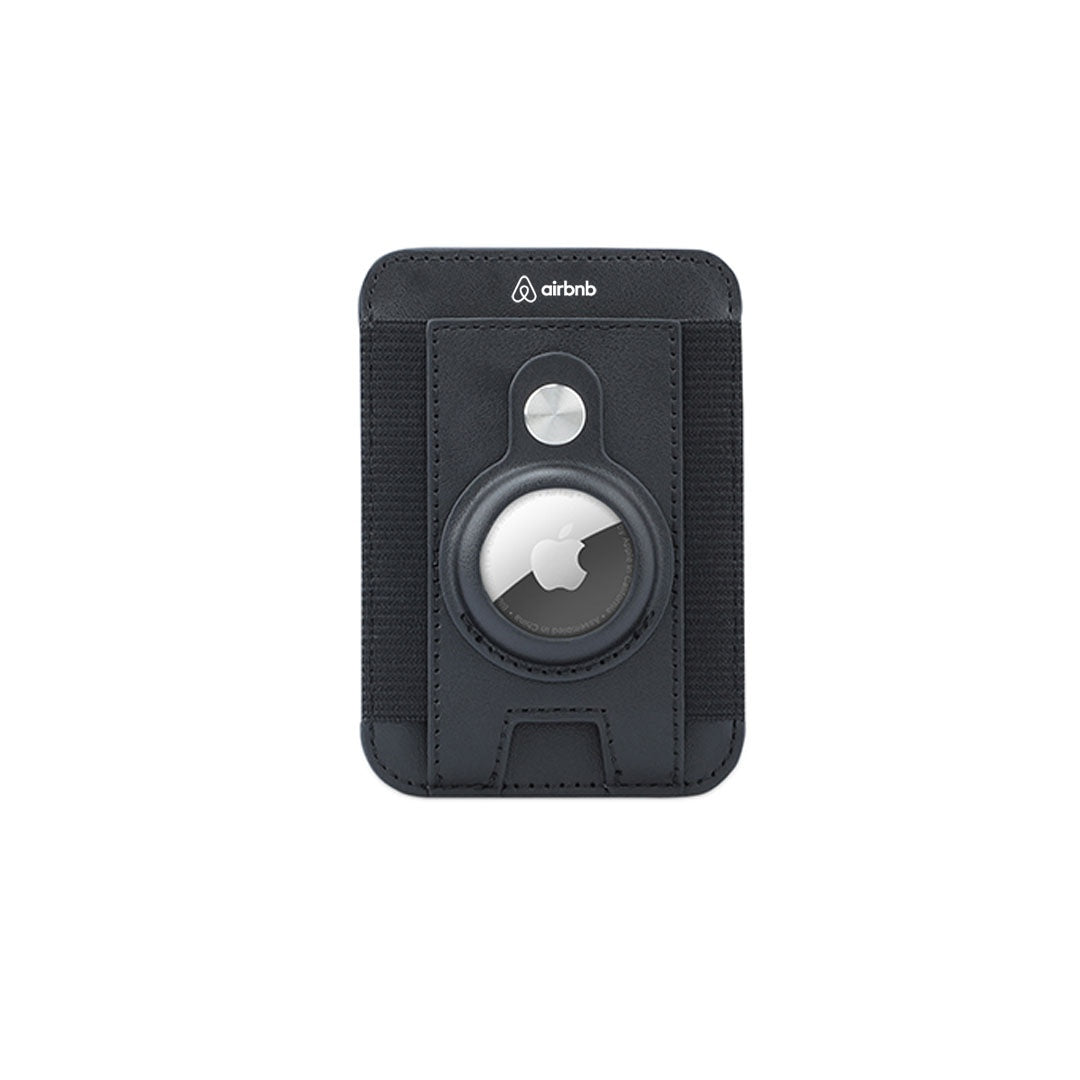 MARZ - Santhome® Magnetic Phone Cardholder with Santhome Tag Pocket - Black