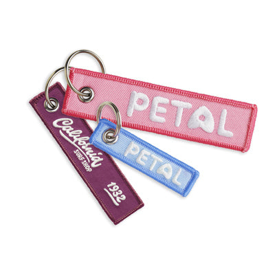 Embroidered key tag - Embroidered key tag