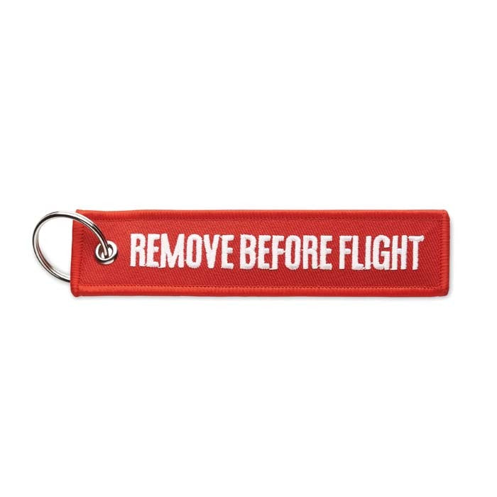 Embroidered key tag - Embroidered key tag