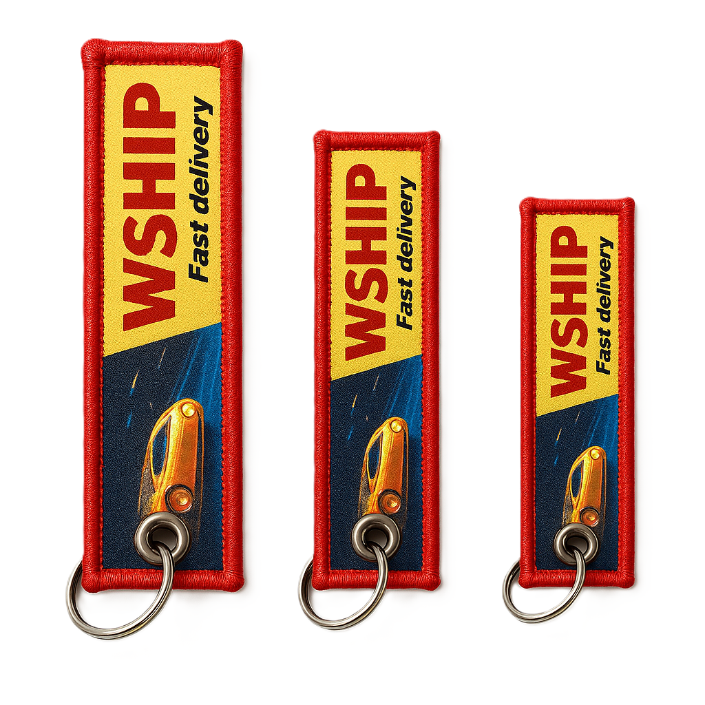 Full colour printed key tag - Full colour printed key tag
