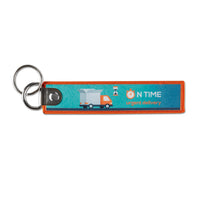 Full colour printed key tag with double metal ring - Full colour printed key tag with double metal ring