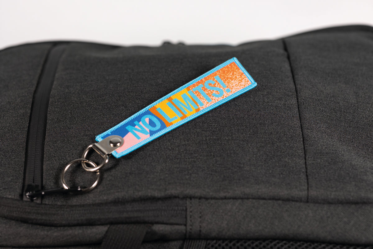 Full colour printed key tag with double metal ring - Full colour printed key tag with double metal ring