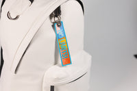 Full colour printed key tag with double metal ring - Full colour printed key tag with double metal ring