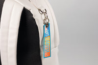 Full colour printed key tag with double metal ring - Full colour printed key tag with double metal ring