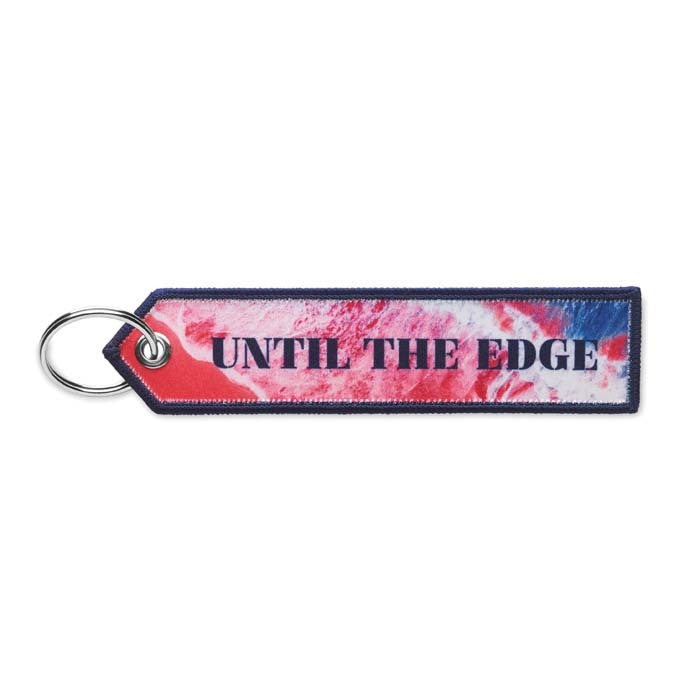 Full colour printed key tag with triangular shaped end - Full colour printed key tag with triangular shaped end