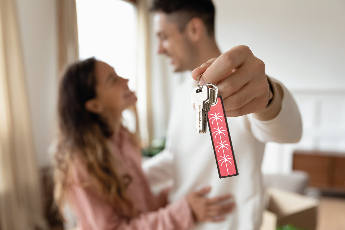 rPET woven key tag - rPET woven key tag