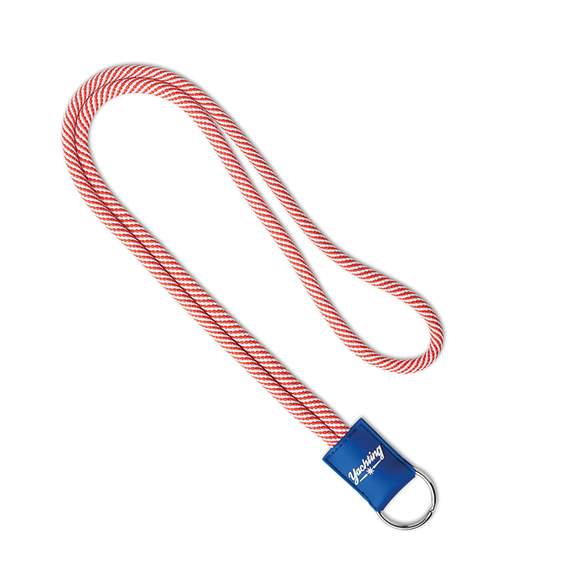 Polyester 2-tone cord lanyard with PVC badge. - Polyester 2-tone cord lanyard with PVC badge.