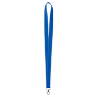 Polyester lanyard with reflective threads. - Polyester lanyard with reflective threads.