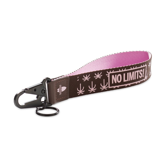 Carabiner with keyring and two-colour strap - Carabiner with keyring and two-colour strap