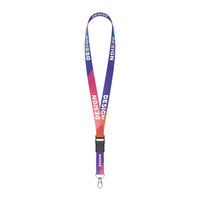 Detachable RPET sublimation lanyard. - Detachable RPET sublimation lanyard.