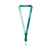 RPET sublimation badge reel lanyard. - RPET sublimation badge reel lanyard.
