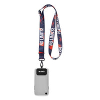 Sublimated adjustable rPET crossbody phone holder. - Sublimated adjustable rPET crossbody phone holder.