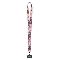 Sublimated adjustable rPET crossbody phone holder. - Sublimated adjustable rPET crossbody phone holder.