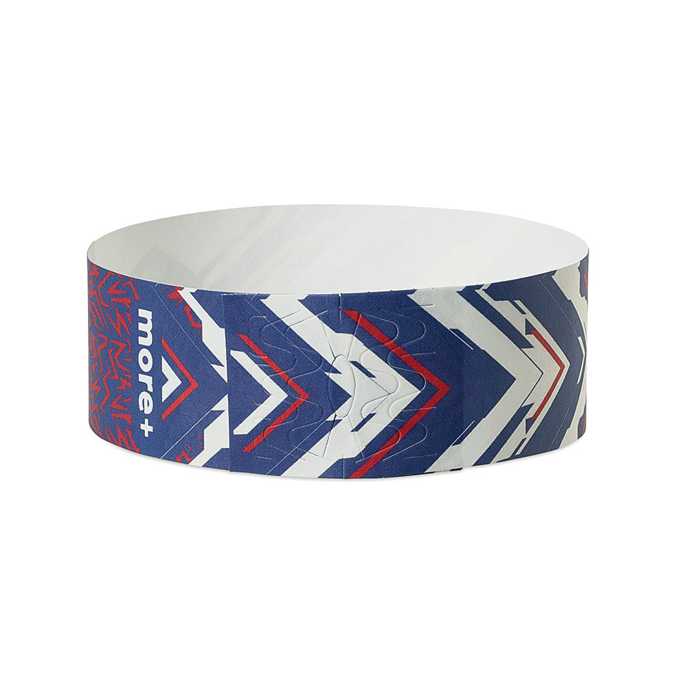 Tear-proof tyvek wristbands with adhesive closure - Tear-proof tyvek wristbands with adhesive closure