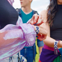 Tear-proof tyvek wristbands with adhesive closure - Tear-proof tyvek wristbands with adhesive closure