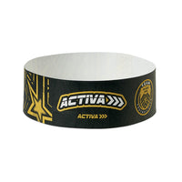 Tear-proof tyvek wristbands with adhesive closure - Tear-proof tyvek wristbands with adhesive closure