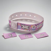 Multi-tab PP wristbands with your full colour design - Multi-tab PP wristbands with your full colour design