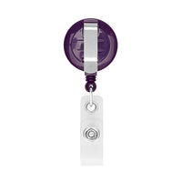 Retractable badge reel in round shape with ⌀2.8cm logo logo. - Retractable badge reel in round shape with ⌀2.8cm logo logo.