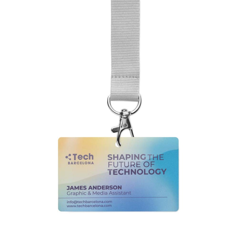 Durable printed PVC ID badges (54x86mm) - Durable printed PVC ID badges (54x86mm)