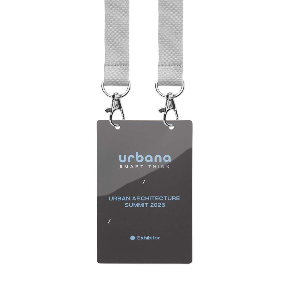 Durable printed PVC ID badges (120x80mm) - Durable printed PVC ID badges (120x80mm)