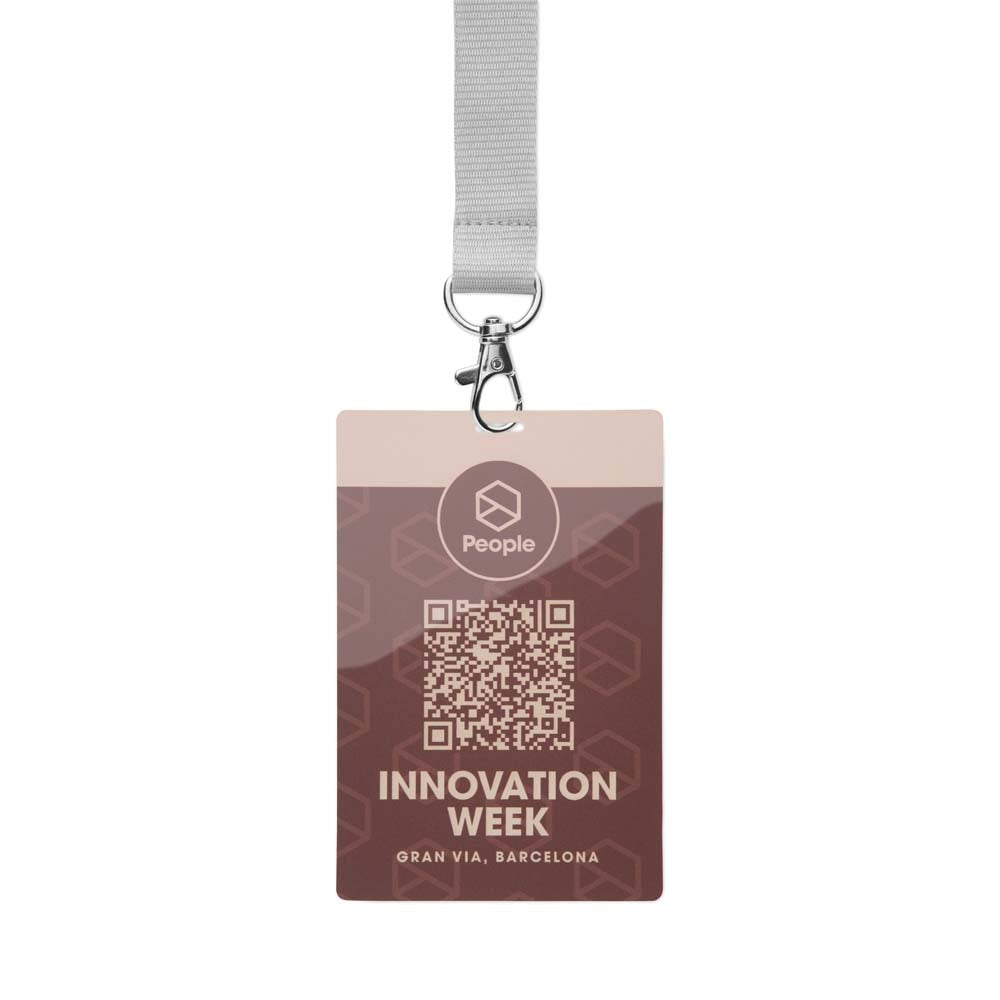 Durable printed PVC ID badges (120x80mm) - Durable printed PVC ID badges (120x80mm)