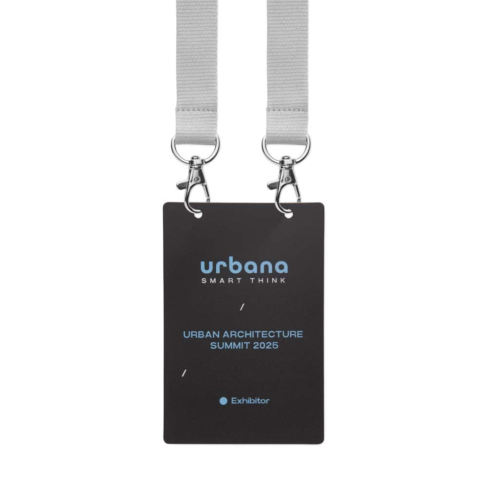 Durable laminated paper ID badges (120x80mm) - Durable laminated paper ID badges (120x80mm)