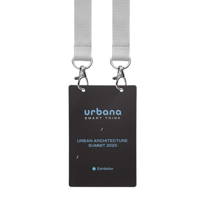 Durable laminated paper ID badges (120x80mm) - Durable laminated paper ID badges (120x80mm)