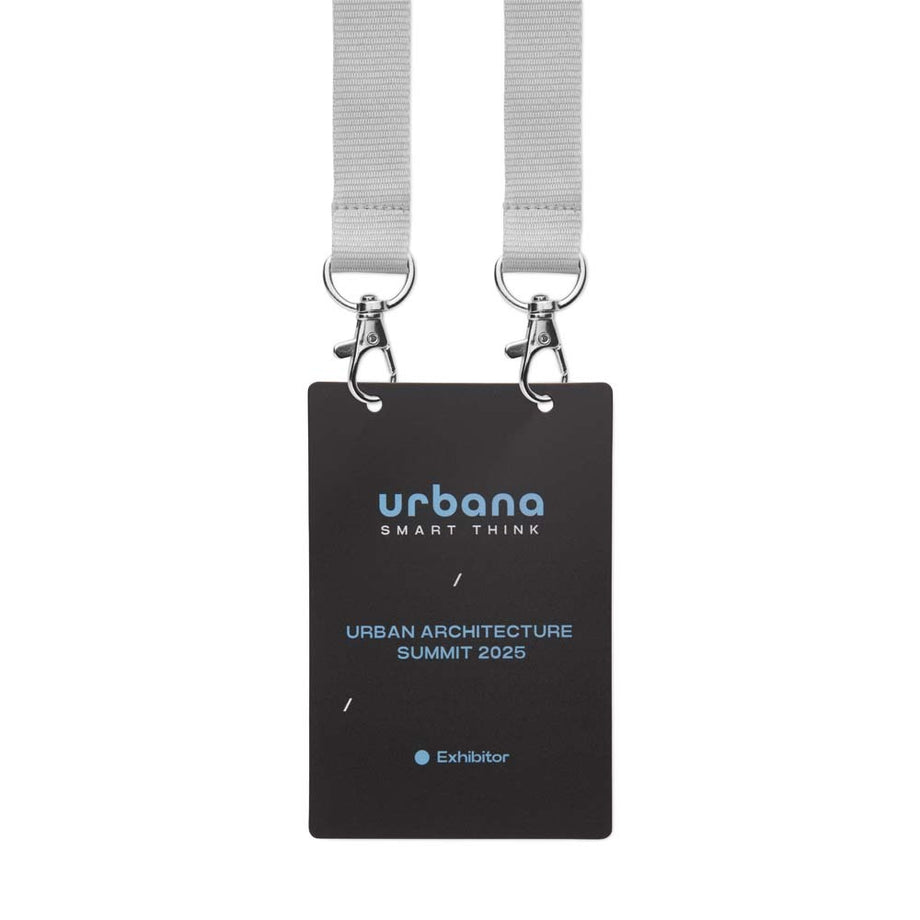 Durable laminated paper ID badges (120x80mm) - Durable laminated paper ID badges (120x80mm)