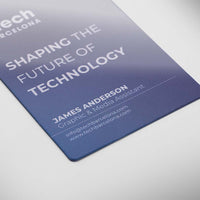 Durable laminated paper ID badges (120x80mm) - Durable laminated paper ID badges (120x80mm)