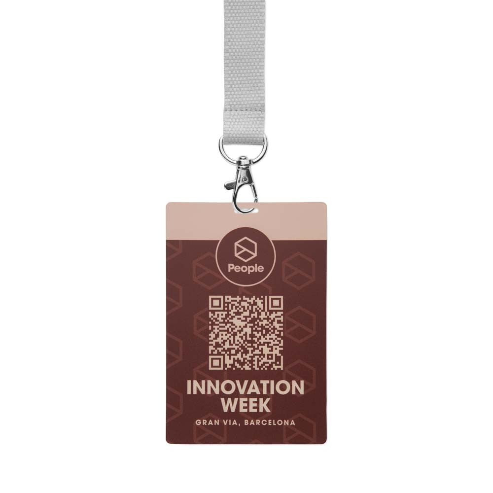 Durable laminated paper ID badges (120x80mm) - Durable laminated paper ID badges (120x80mm)