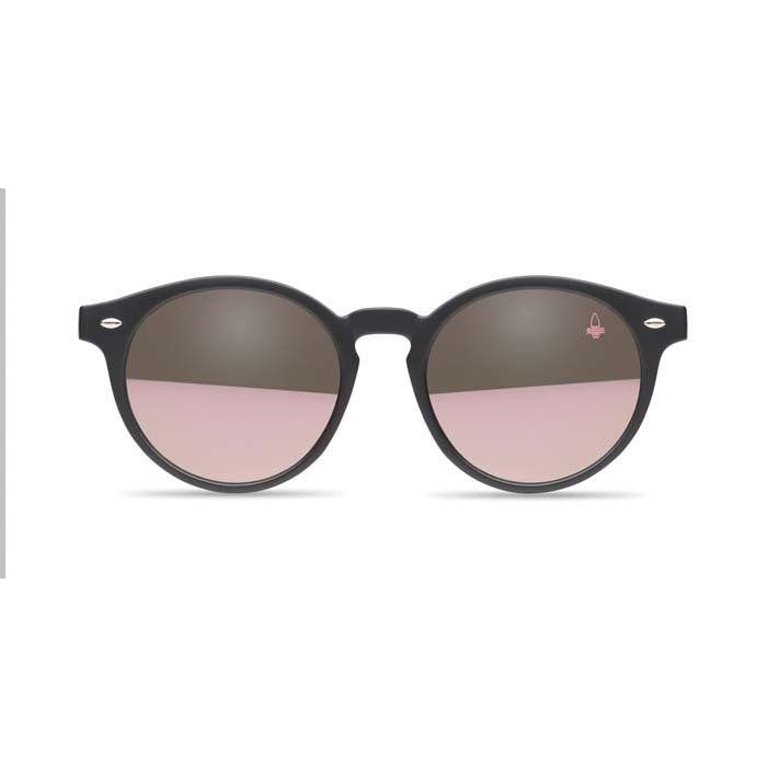 Fully customised round rPET sunglasses (UV400) - Fully customised round rPET sunglasses (UV400)