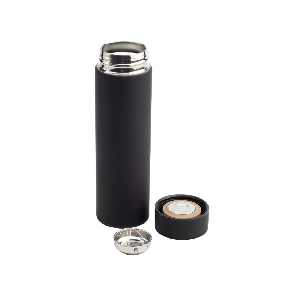 ORION SET - Giftology Set of Thermo Bottle, Notebook, Pen and Keychain - Black