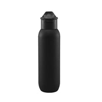 TOLEDO - Hans Larsen Double Wall Bottle with Straw 600 ml - Black