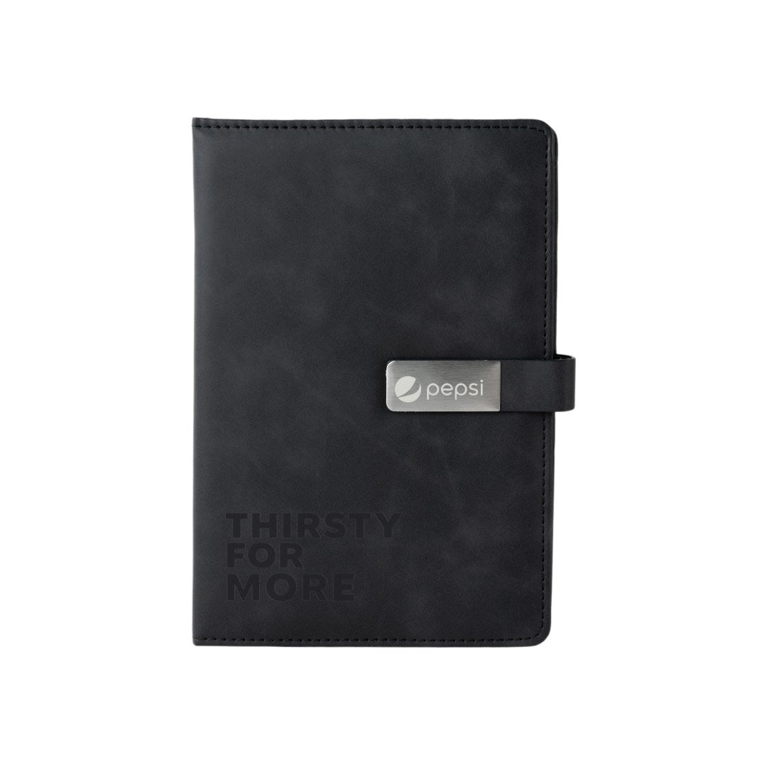 WINDSOR - Giftology A5 PU Notebook - Black