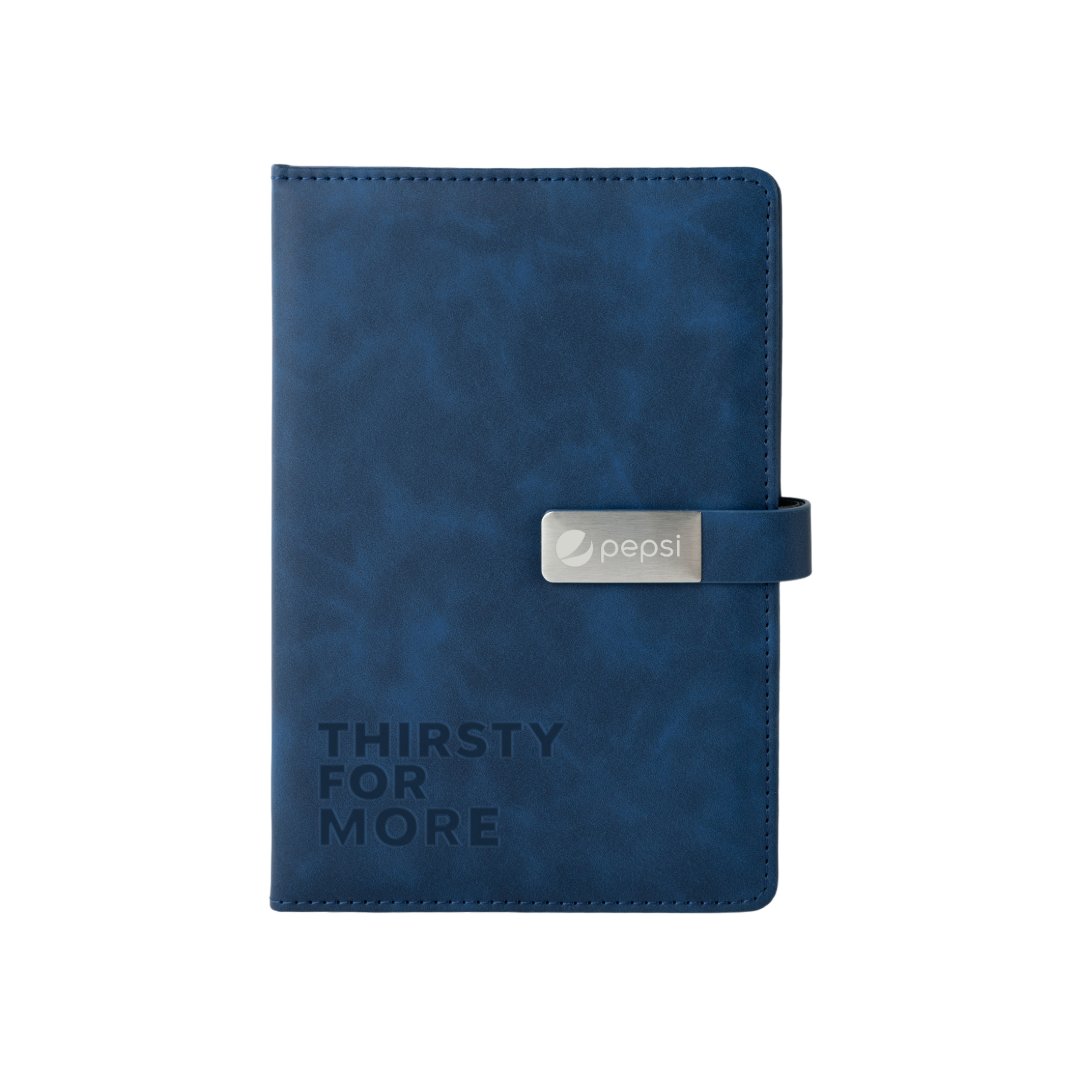 WINDSOR - Giftology A5 PU Notebook - Blue
