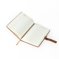 WINDSOR - Giftology A5 PU Notebook - Brown Tan