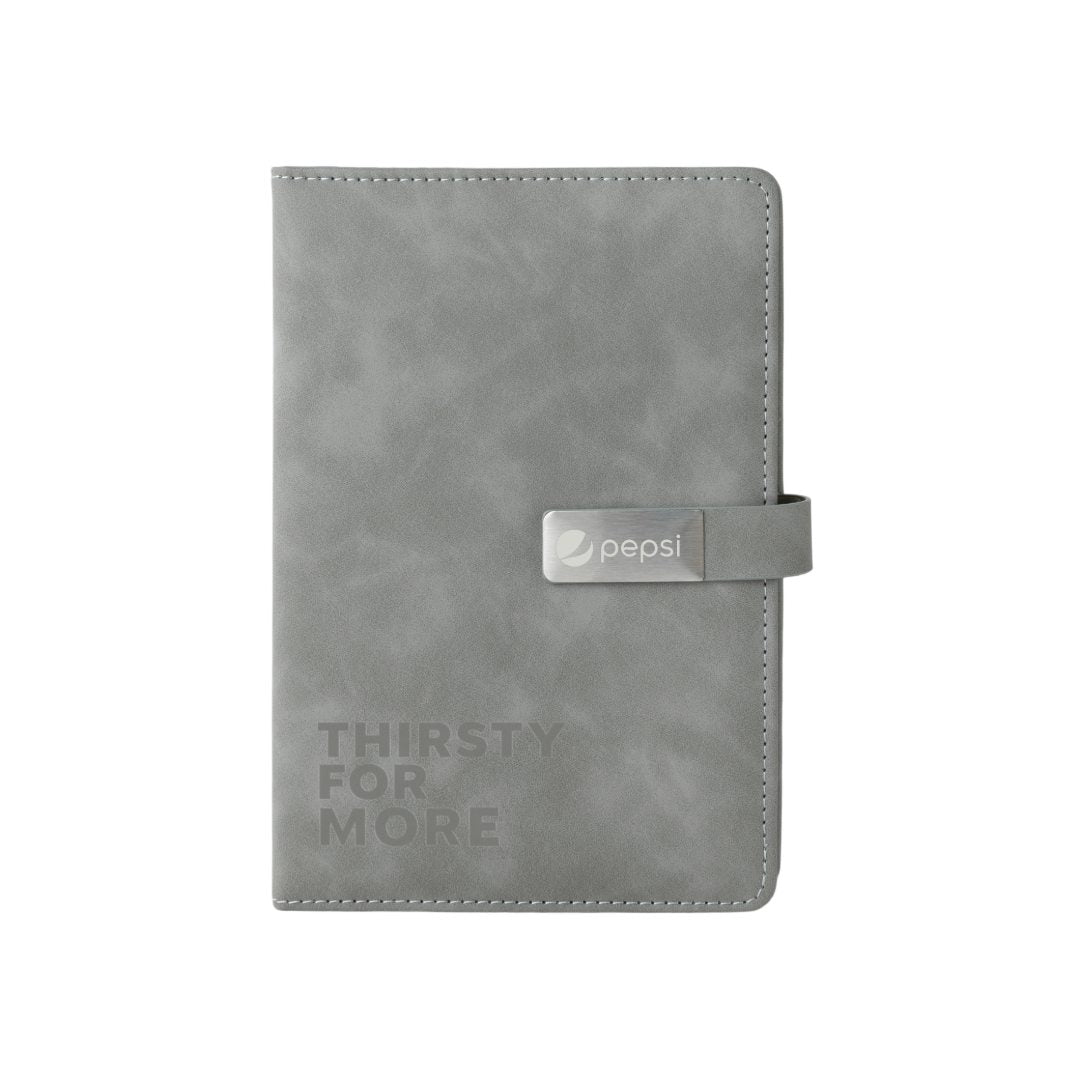 WINDSOR - Giftology A5 PU Notebook - Grey